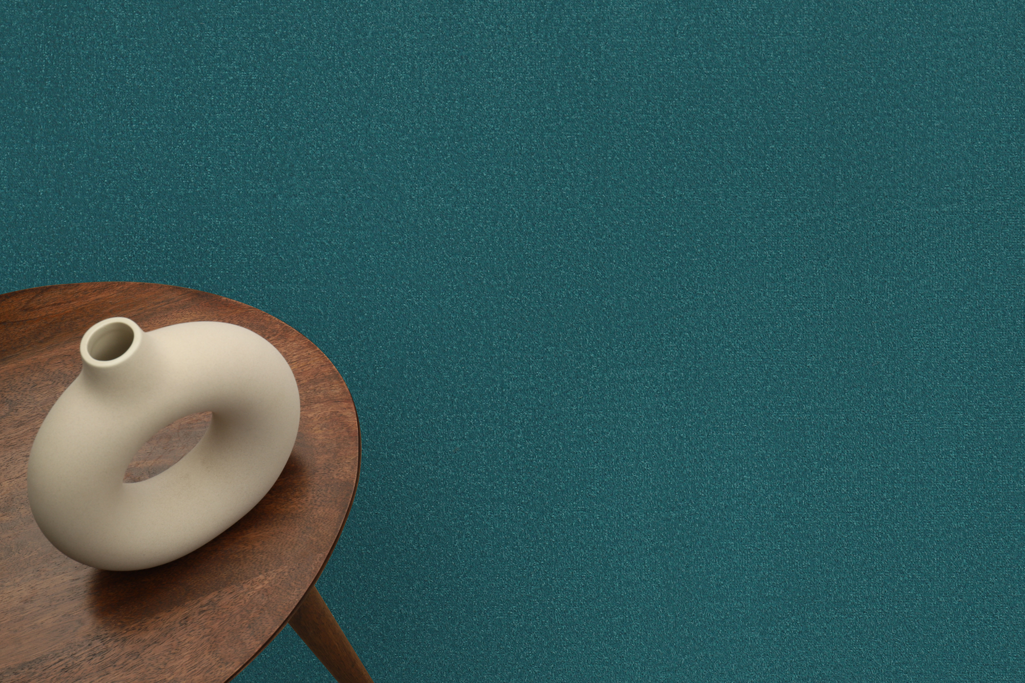 Teppichläufer Mono Indoor Outdoor Türkis