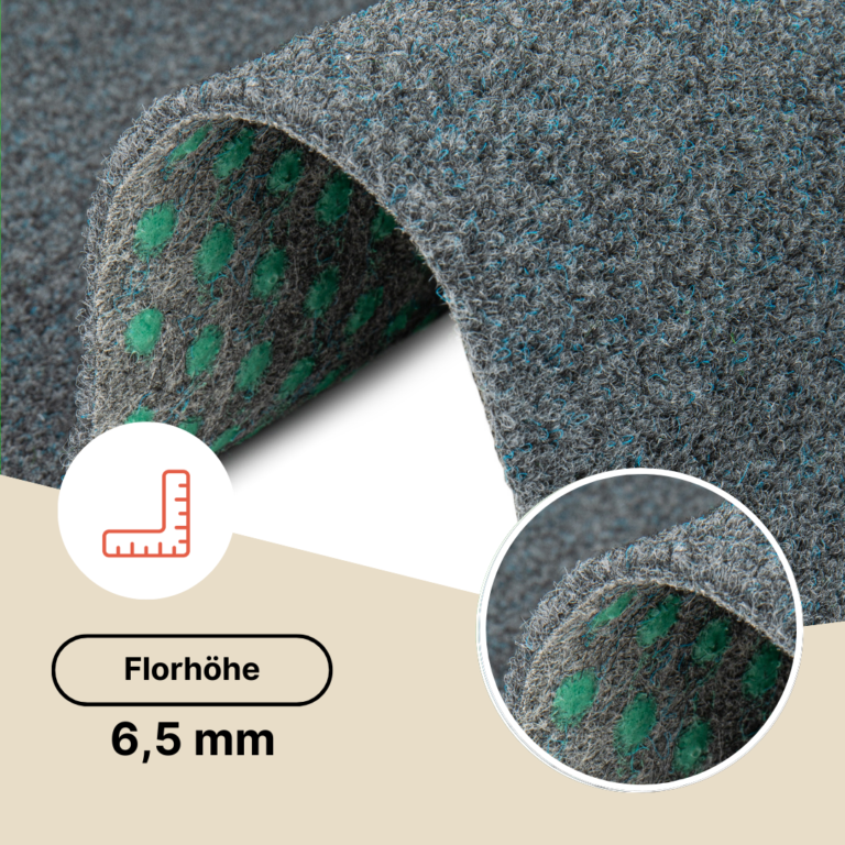 Kunstgras Garden Grau 7 mm