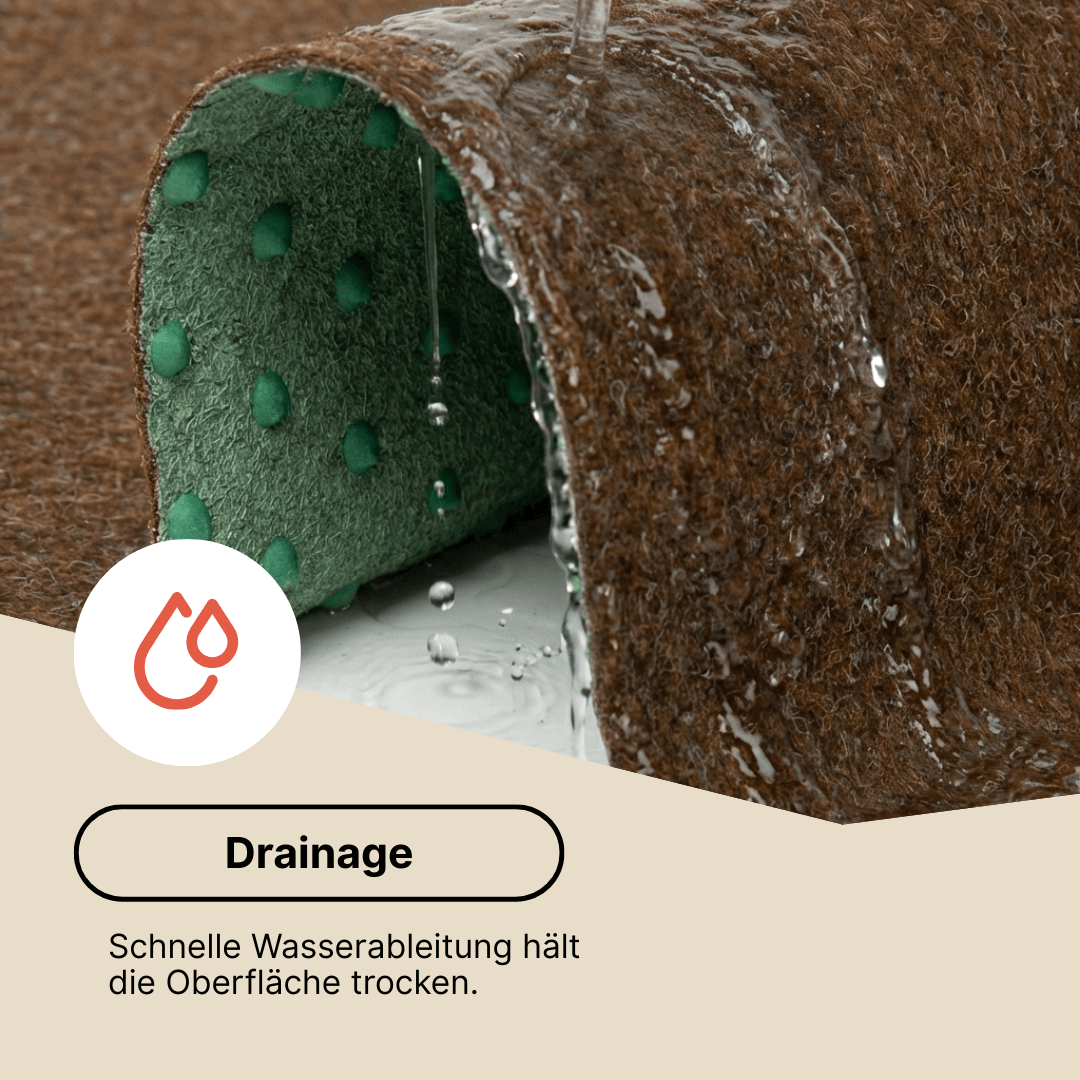 Kunstgras Pemba Braun 4 mm