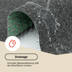 Kunstgras Pemba Grau 4 mm