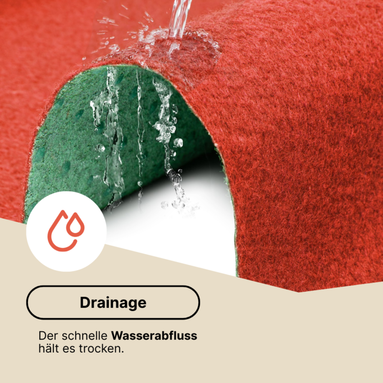 Kunstgras Pemba Rot 4 mm