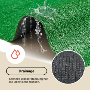 Kunstgras Taifo Grün 6 mm