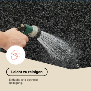 Kunstgras Garden Anthrazitfarben 7 mm