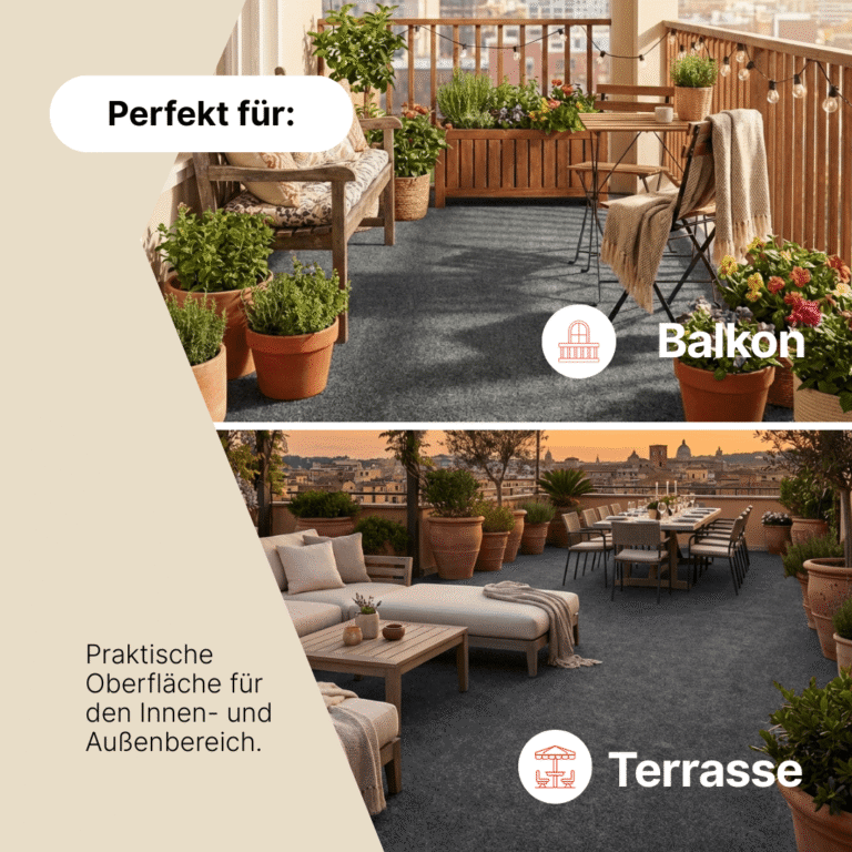 Kunstgras Pemba Grau 4 mm