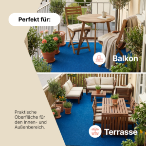 Kunstgras Garden Blau 7 mm