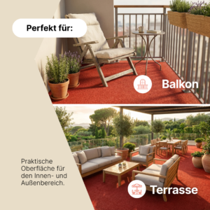 Kunstgras Pemba Rot 4 mm