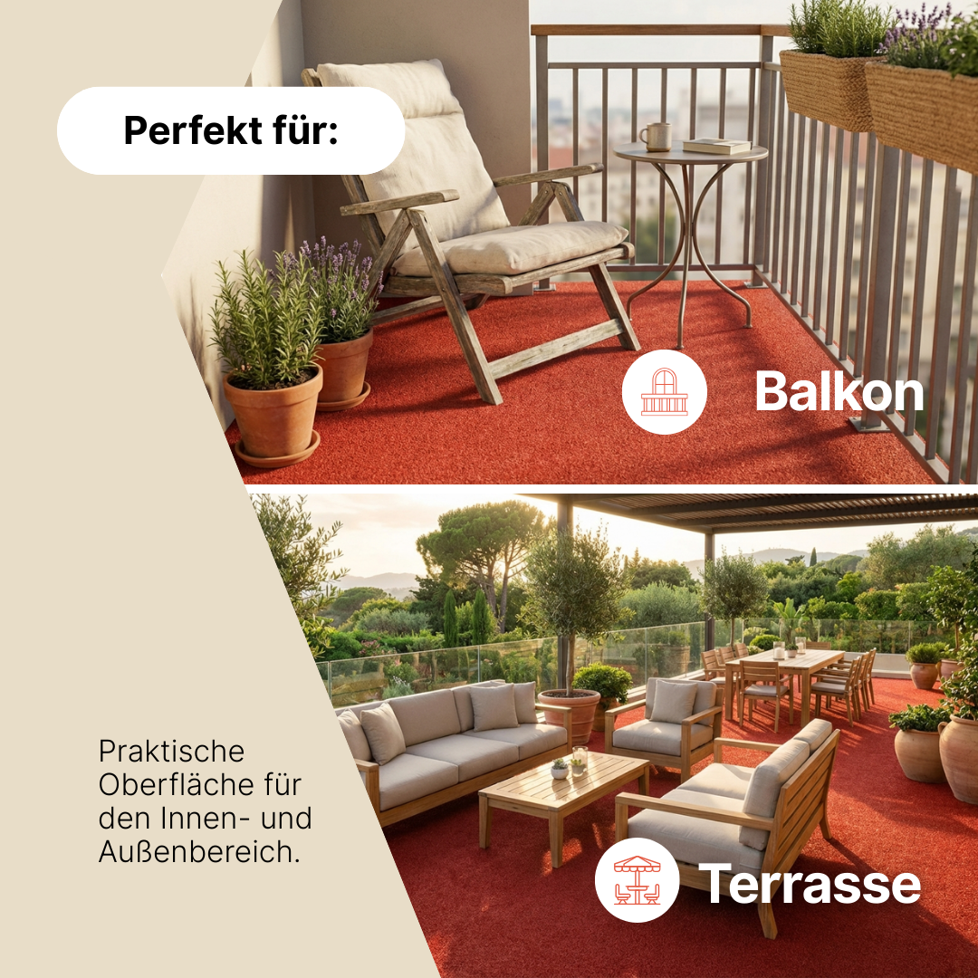 Kunstgras Pemba Rot 4 mm