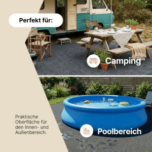 Kunstgras Pemba Grau 4 mm