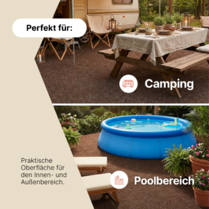 Kunstgras Garden Braun 7 mm