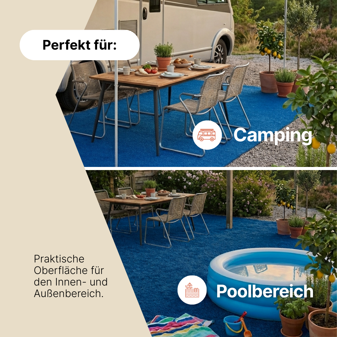 Kunstgras Garden Blau 7 mm