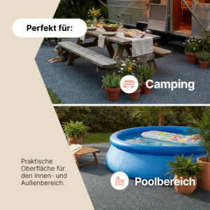 Kunstgras Garden Grau 7 mm