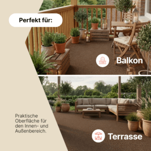 Kunstgras Pemba Braun 4 mm