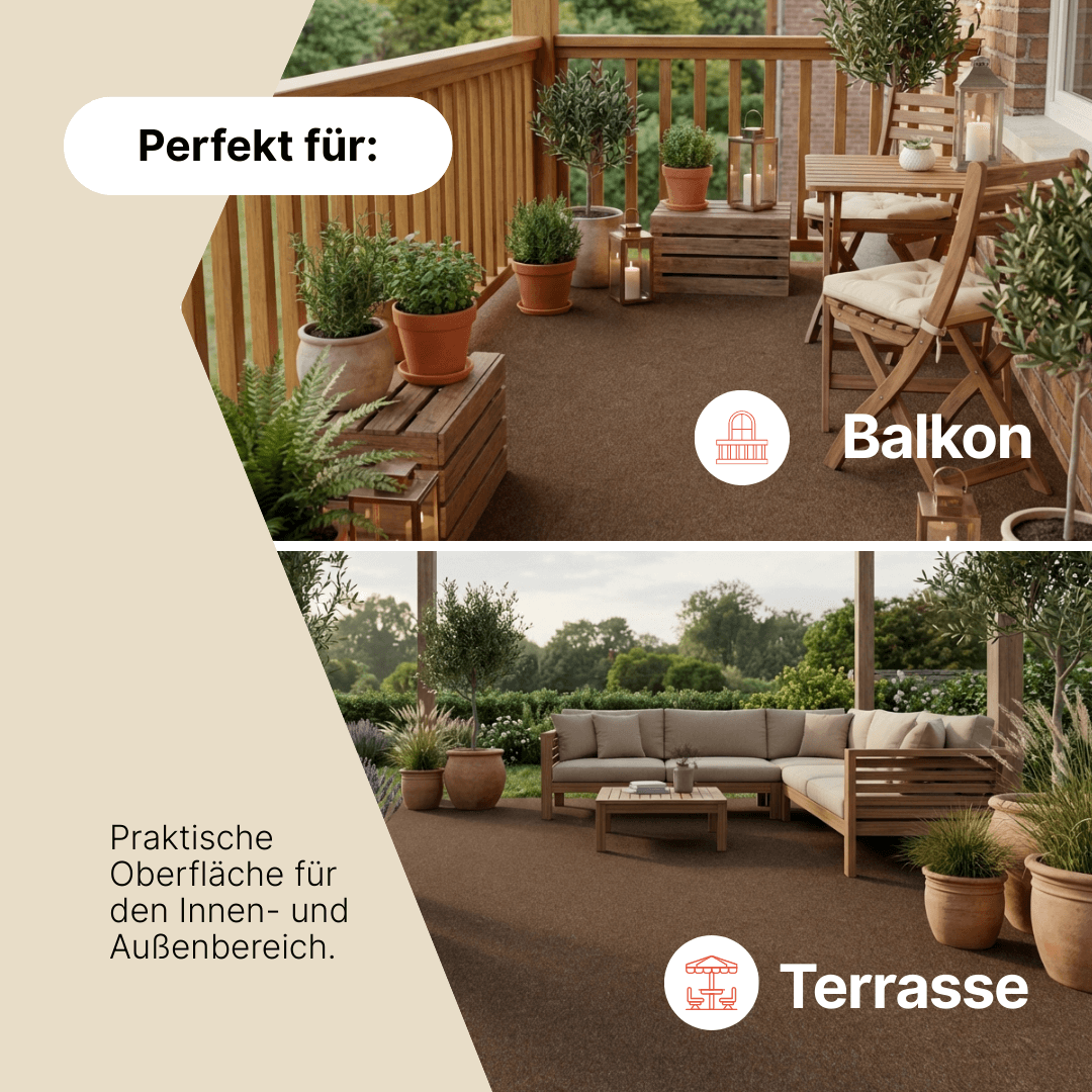 Kunstgras Pemba Braun 4 mm