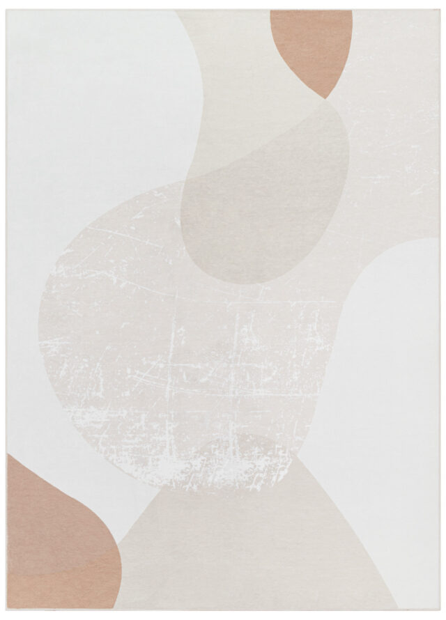 Teppich Wisp Hell Beige Geometrisch