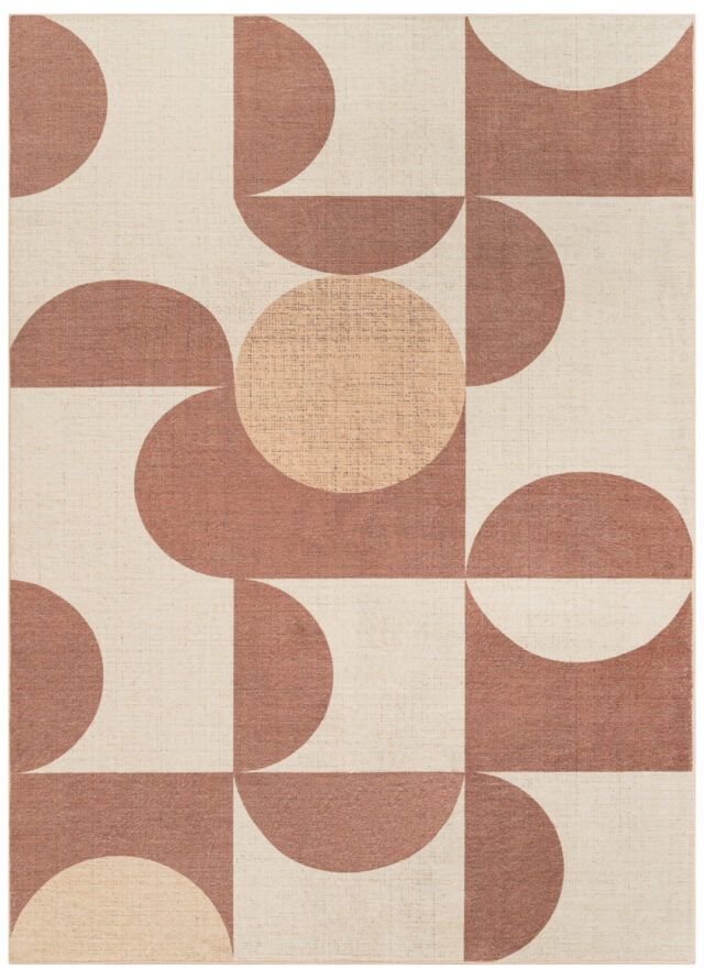 Teppich Wisp Braun Geometrisch