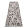 Teppichläufer Melissa Grau Schwarz Mosaik Indoor Outdoor