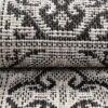 Teppichläufer Melissa Grau Schwarz Mosaik Indoor Outdoor