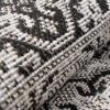 Teppichläufer Melissa Grau Schwarz Mosaik Indoor Outdoor