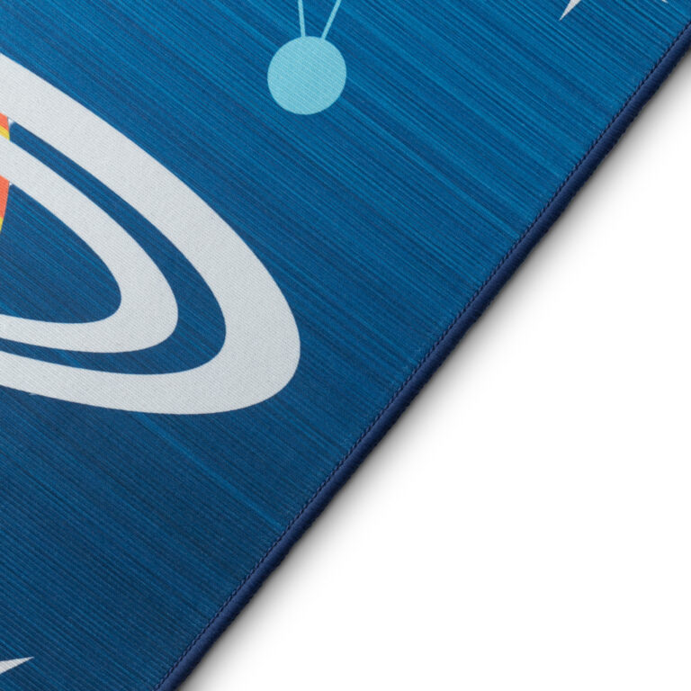 Kinderteppich Snooki Raketen Marineblau Rutschfest