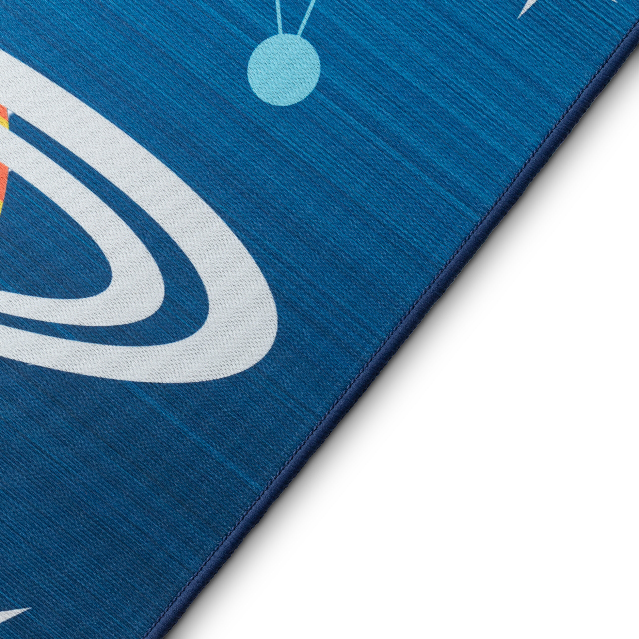 Kinderteppich Snooki Raketen Marineblau Rutschfest