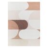 Teppich Wisp Beige Pastell Geometrisch