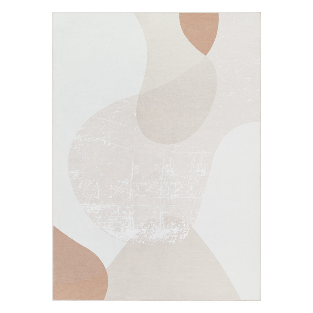 Teppich Wisp Hell Beige Geometrisch