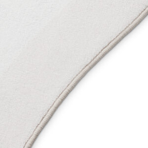 Teppich Wisp Mit Unregelmäßiger Form Weiß Linien