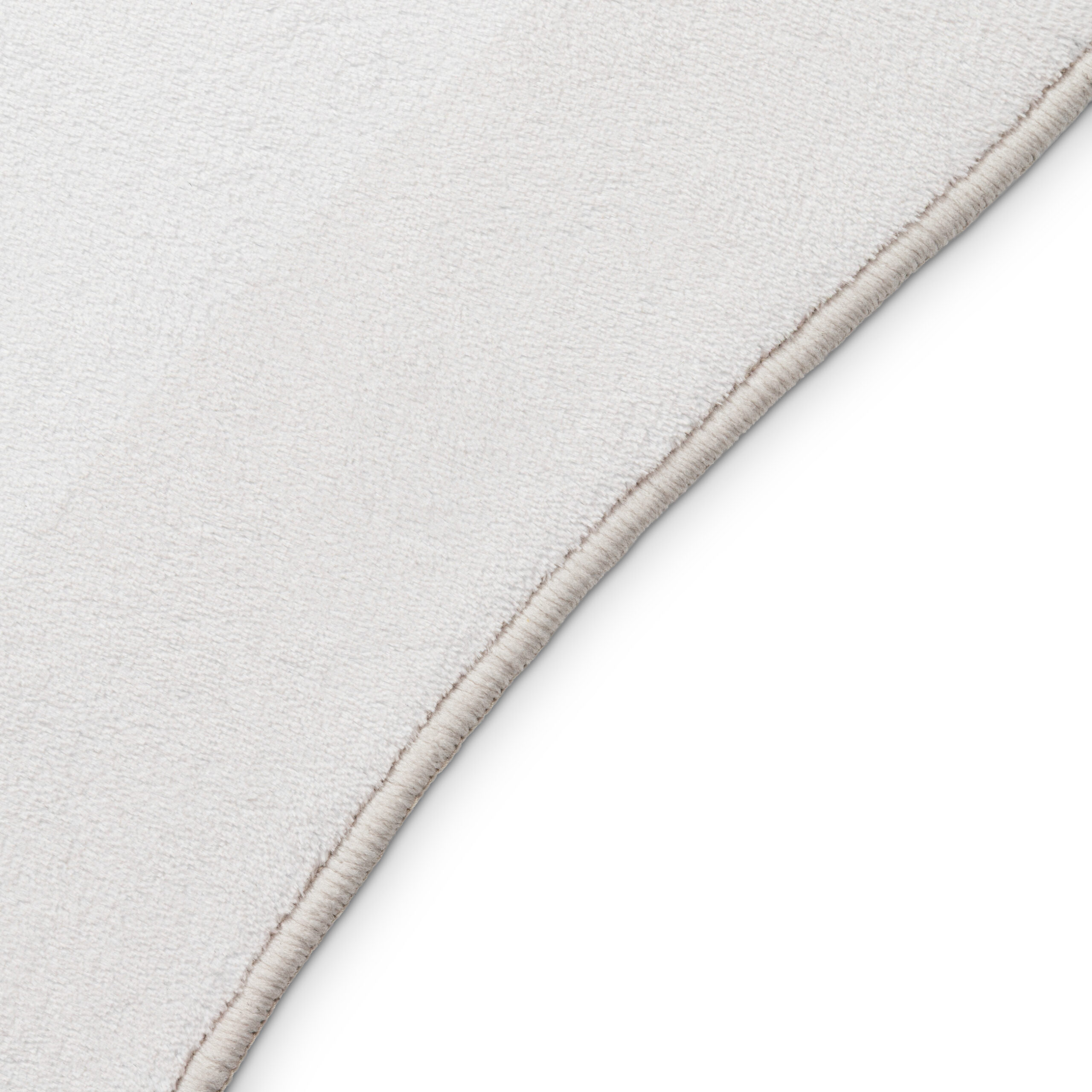 Teppich Wisp Mit Unregelmäßiger Form Weiß Linien