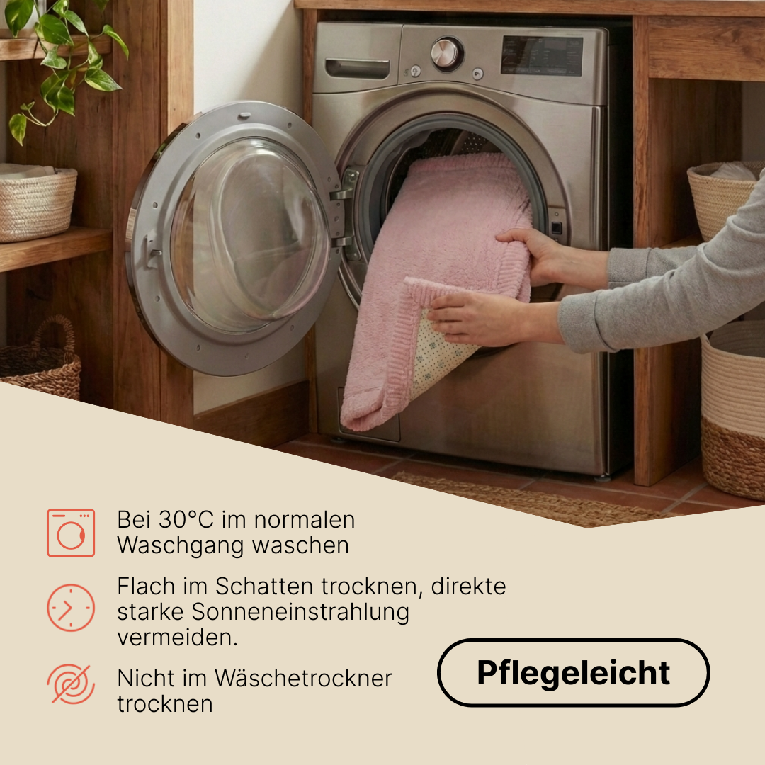 Kinderteppich Fluffin Quadratisch Beige