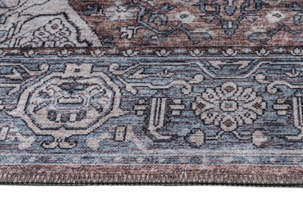 Teppich Dubai Marineblau Vintage Rutschfest