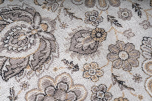 Teppich Dubai Beige Blumenmotiv Rutschfest