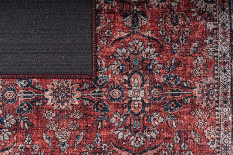Teppich Dubai Rot Ornamente Rutschfest