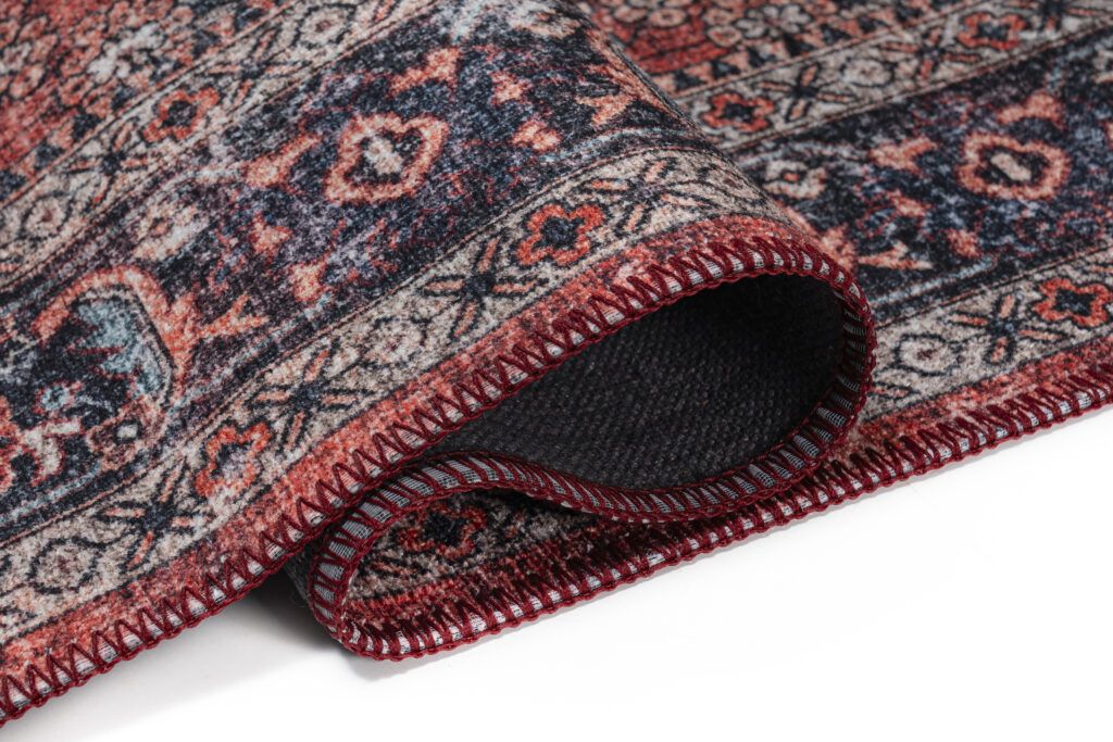 Teppich Dubai Rot Ornamente Rutschfest