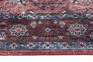 Teppich Dubai Rot Marineblau Rutschfest