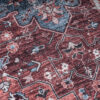 Teppich Dubai Rot Marineblau Rutschfest
