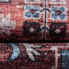 Teppich Dubai Rot Marineblau Rutschfest