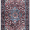 Teppich Dubai Rot Marineblau Rutschfest