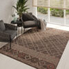 Teppich Outdoor Melissa Dunkelbraun Geometrisch