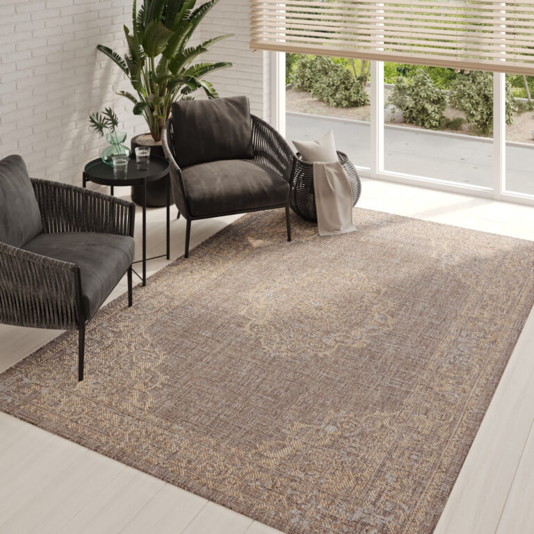 Teppich Outdoor Melissa Braun Vintage