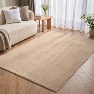 Teppich Lumi Beige Rutschfest