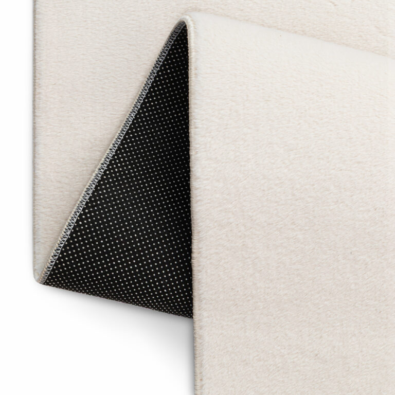 Teppich Lumi Quadratisch Creme Rutschfest
