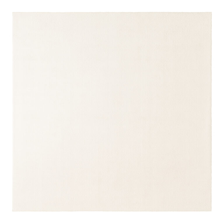 Teppich Lumi Quadratisch Creme Rutschfest
