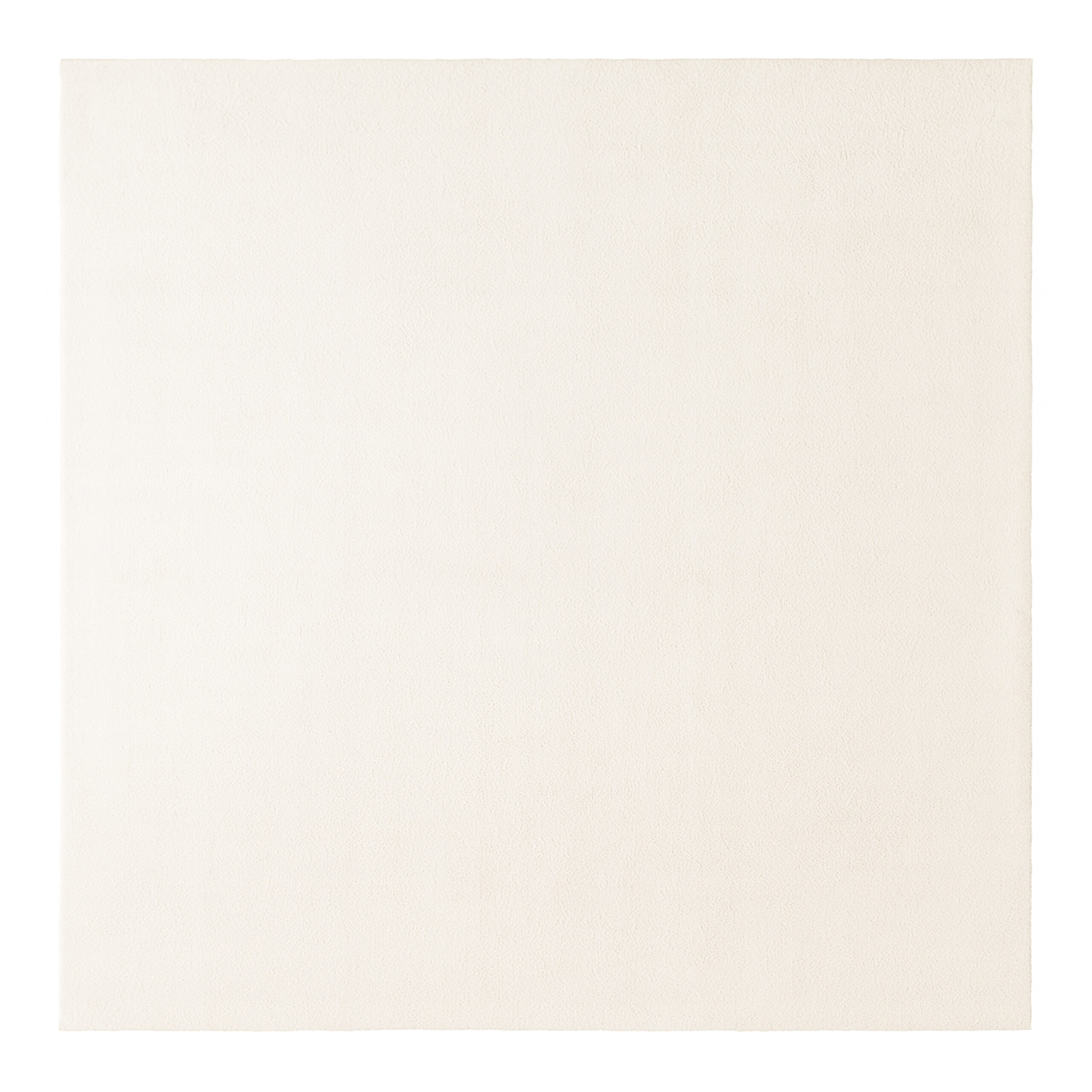 Teppich Lumi Quadratisch Creme Rutschfest