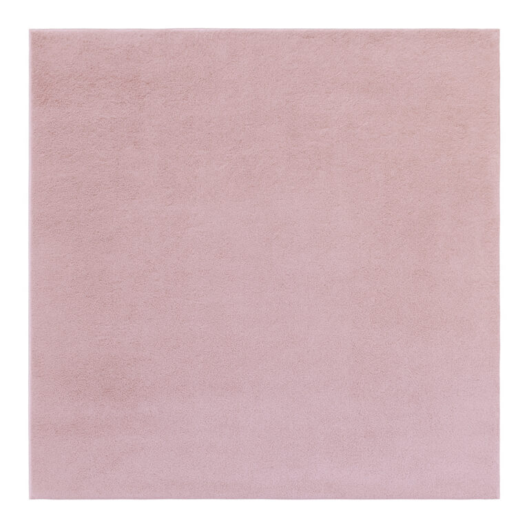 Teppich Lumi Quadratisch Rosa Rutschfest