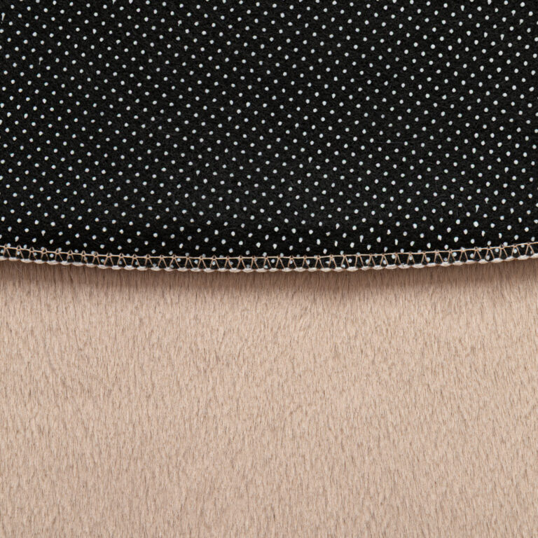 Teppich Lumi Rund Beige Rutschfest