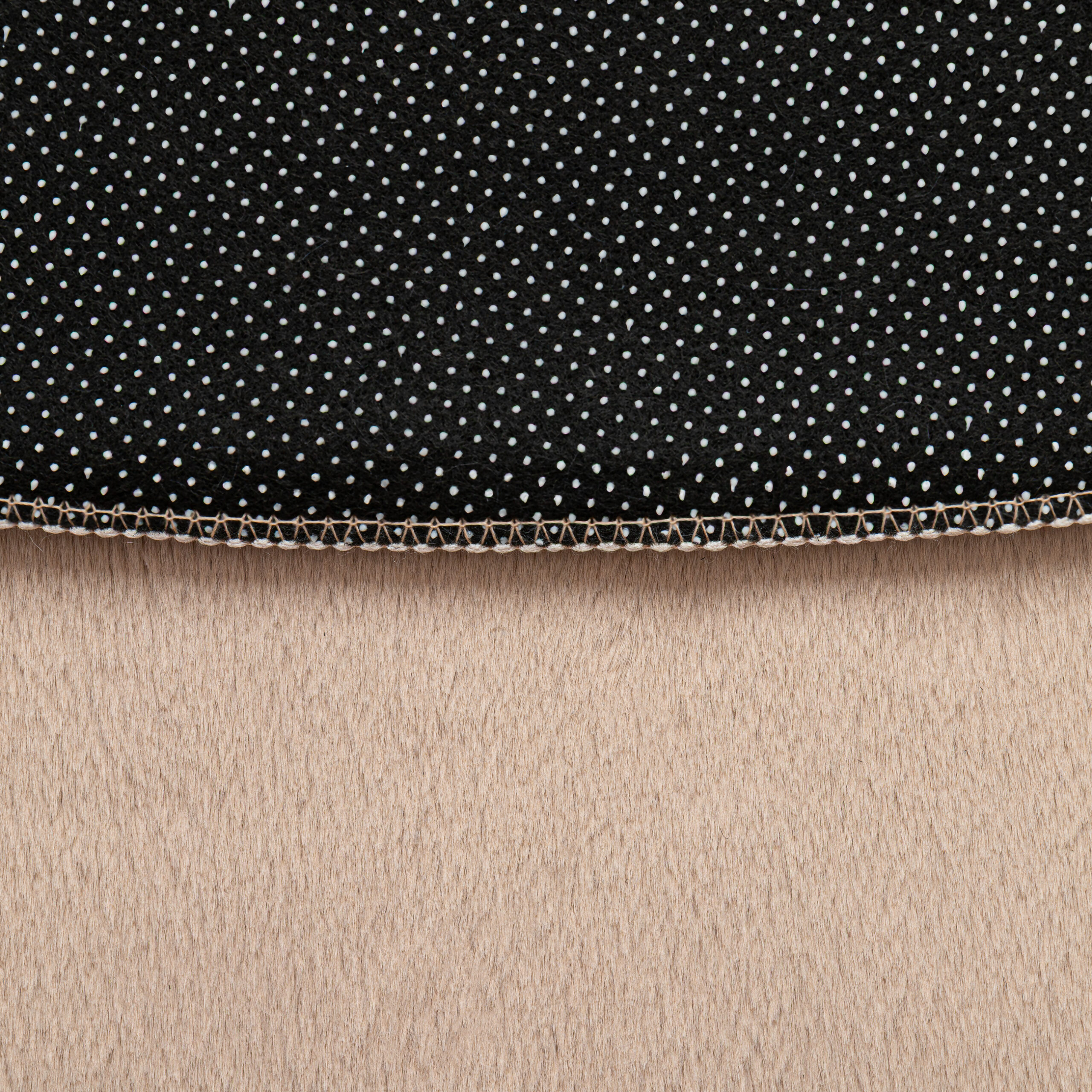 Teppich Lumi Rund Beige Rutschfest