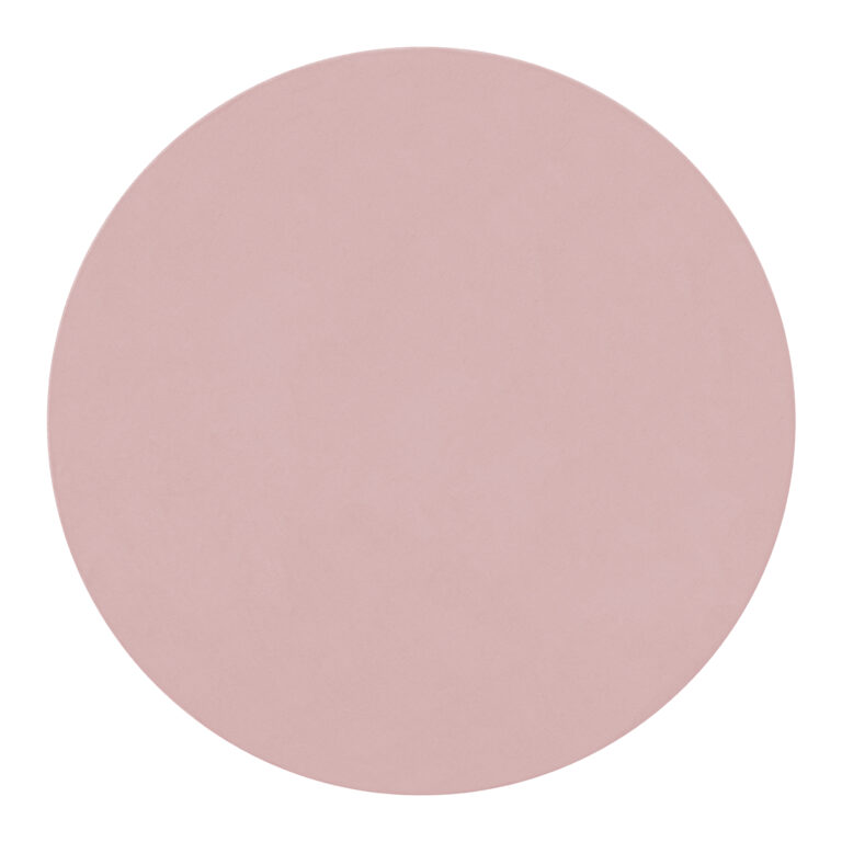 Teppich Lumi Rund Rosa Rutschfest