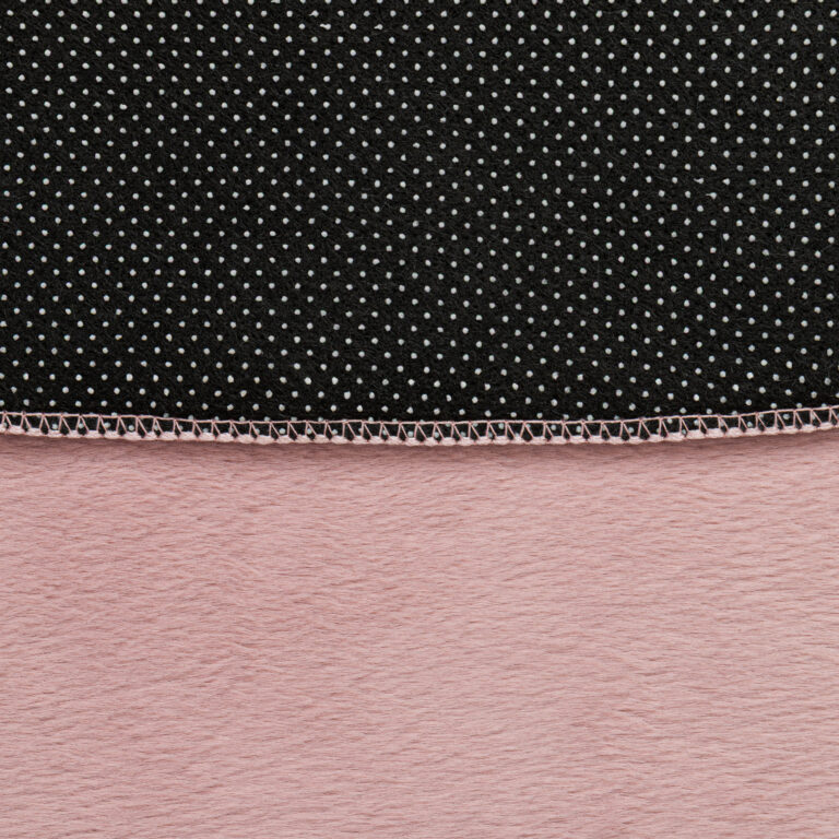 Teppich Lumi Rund Rosa Rutschfest