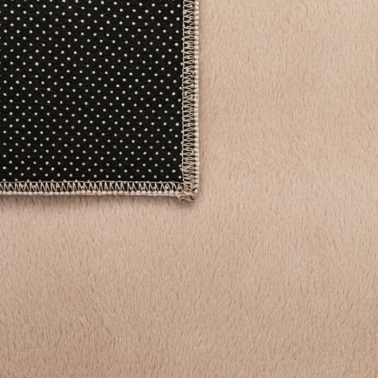 Teppich Lumi Quadratisch Beige Rutschfest