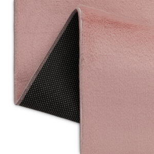 Teppich Lumi Quadratisch Rosa Rutschfest